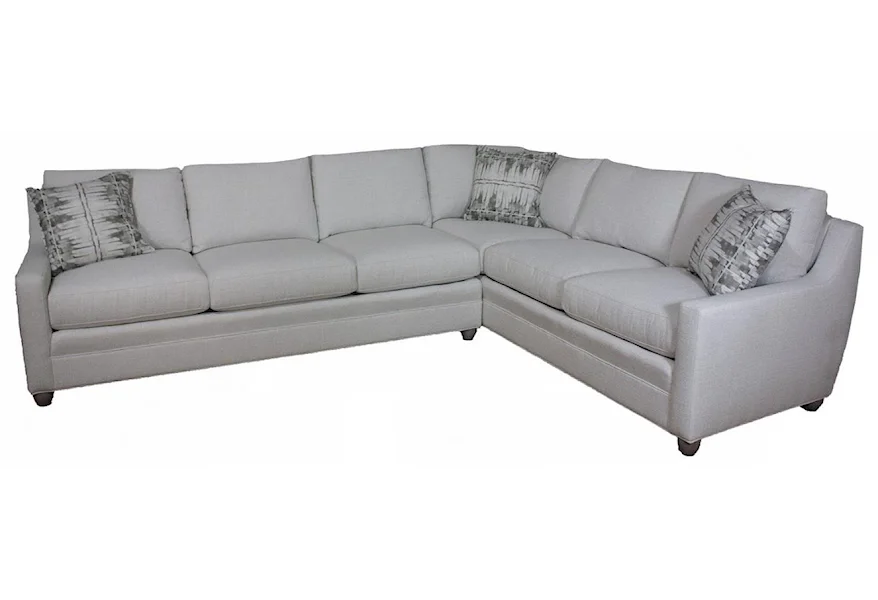 American Bungalow Fairgrove 2 PC Sectional by Vanguard Furniture at Esprit Decor Home Furnishings